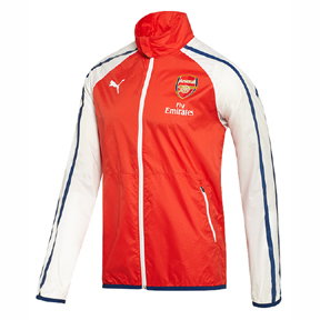 Puma Arsenal Anthem Soccer Training Jacket (High Risk Red)
