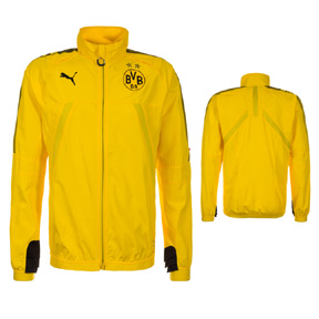 Puma Borussia Dortmund BVB Stadium Soccer Jacket (Cyber Yellow)