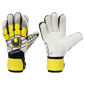 Uhlsport Eliminator Supersoft Bionik Goalie Glove (Yellow/Black)