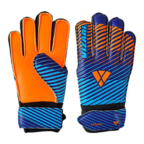 Vizari Saturn Finger Protect (FP) Goalkeeper Glove (Blue/Orange)