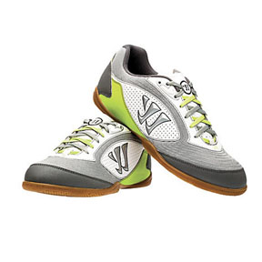 Warrior Thrust Futsal / Indoor Soccer Shoes (White/Lime)