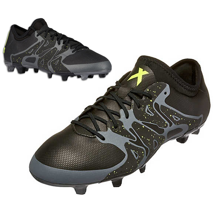 adidas X 15.2 TRX FG/AG Soccer (Charcoal) @