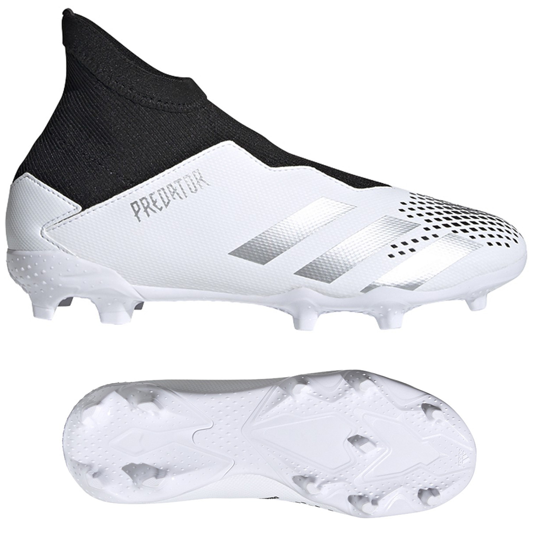 adidas Predator 20.3 Laceless LL FG Soccer Shoes (Football White ...