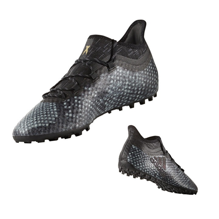 adidas X 16.1 Turf Soccer Shoes (Gray/Black) @ SoccerEvolution