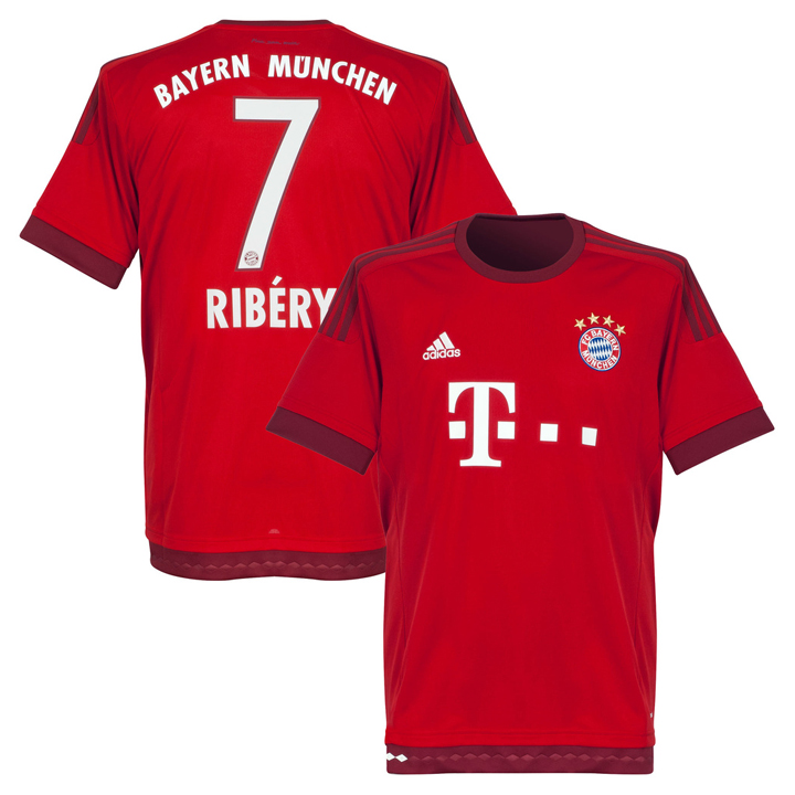 adidas Bayern Munich Ribery #7 Soccer Jersey (2015/16 ...