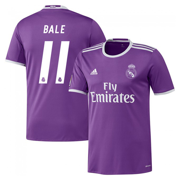 adidas Real Madrid Bale #11 Soccer Jersey (Away 16/17) @ SoccerEvolution