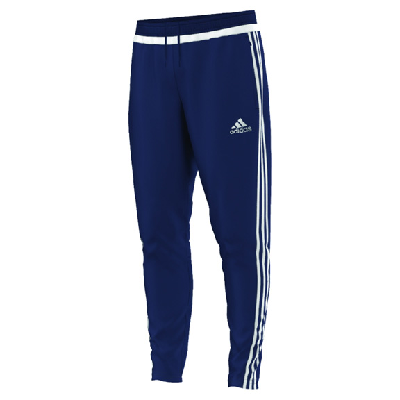 adidas Tiro 15 Soccer Training Pant (Blue/White) @ SoccerEvolution