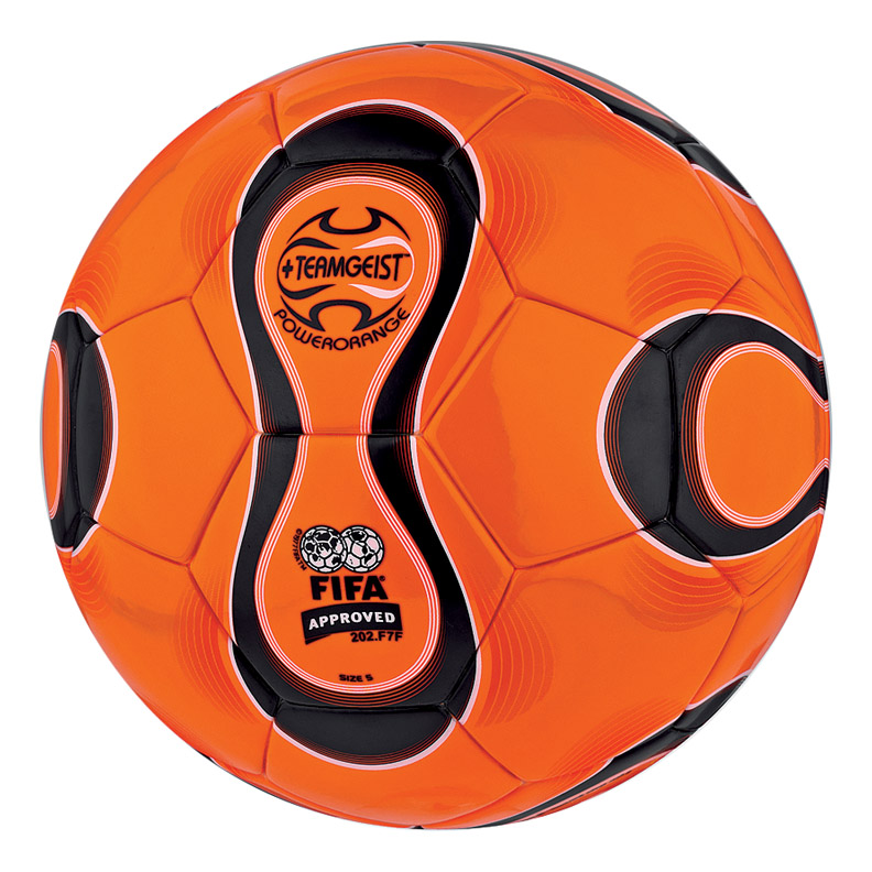 adidas orange soccer ball