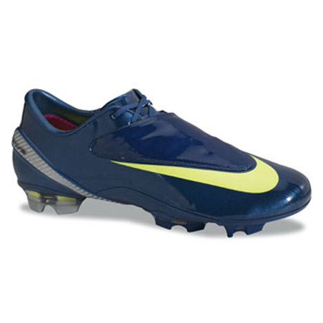 Nike Mercurial Vapor IV FG Soccer Shoes (Marina/Volt) @ SoccerEvolution ...