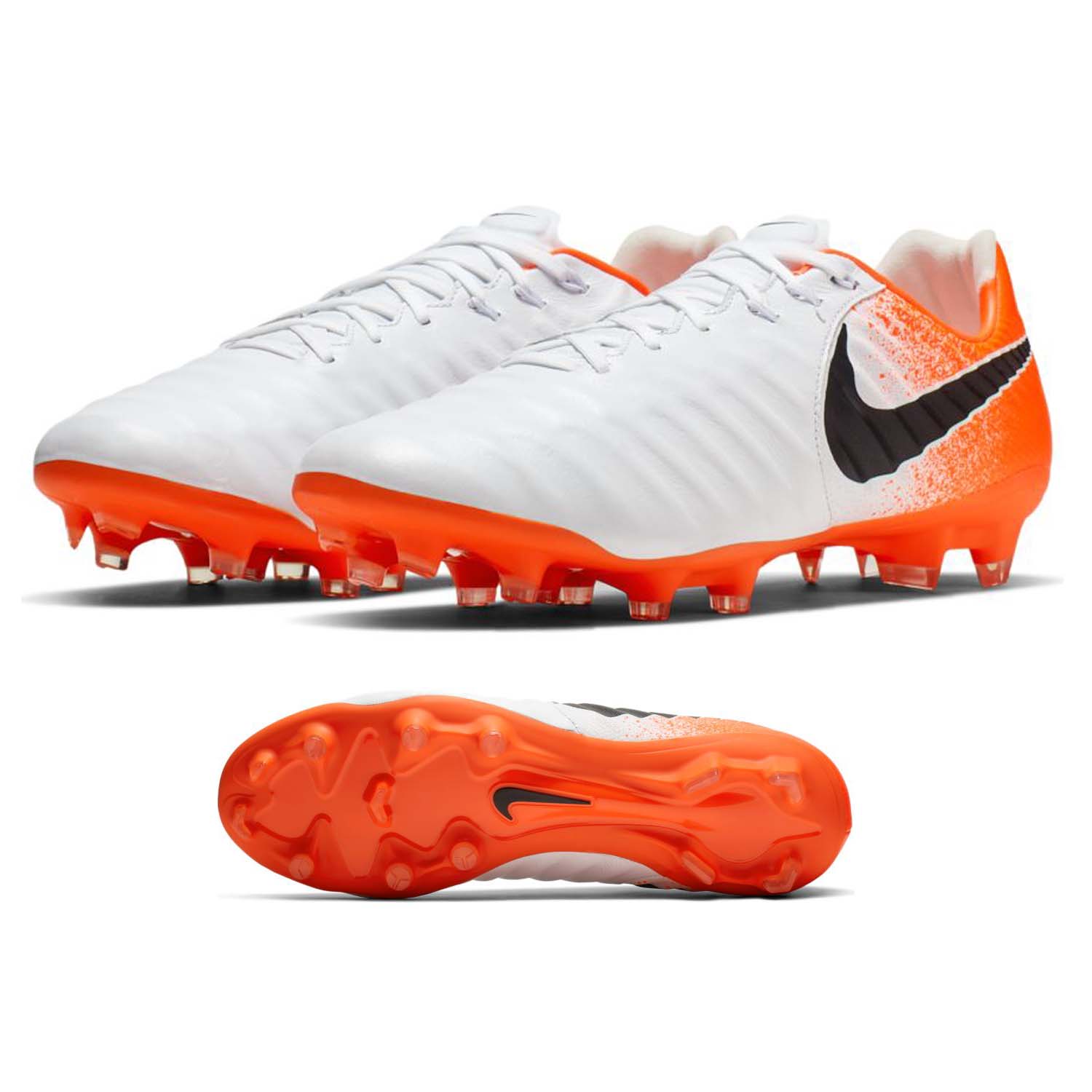 mecanógrafo Necesito espectro Nike Tiempo Legend 7 Pro FG Soccer Shoes (White/Hyper Crimson) @  SoccerEvolution