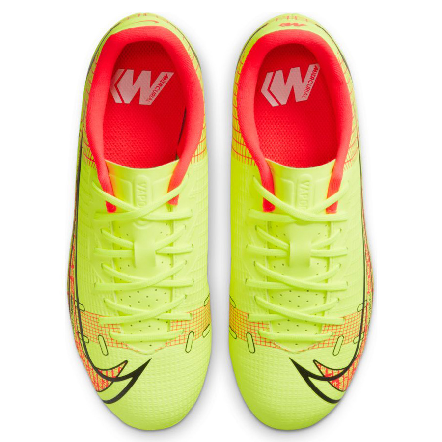 Nike Youth Mercurial Vapor 14 Academy FG/MG Shoes (Volt/Crimson ...