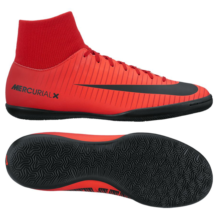 Estadio Reportero Agresivo Nike Mercurial Victory VI DF Indoor Soccer Shoes (Crimson/Black) @  SoccerEvolution