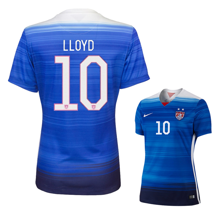Nike Youth USA Lloyd #10 Soccer Jersey (Away 2015/16) @ SoccerEvolution