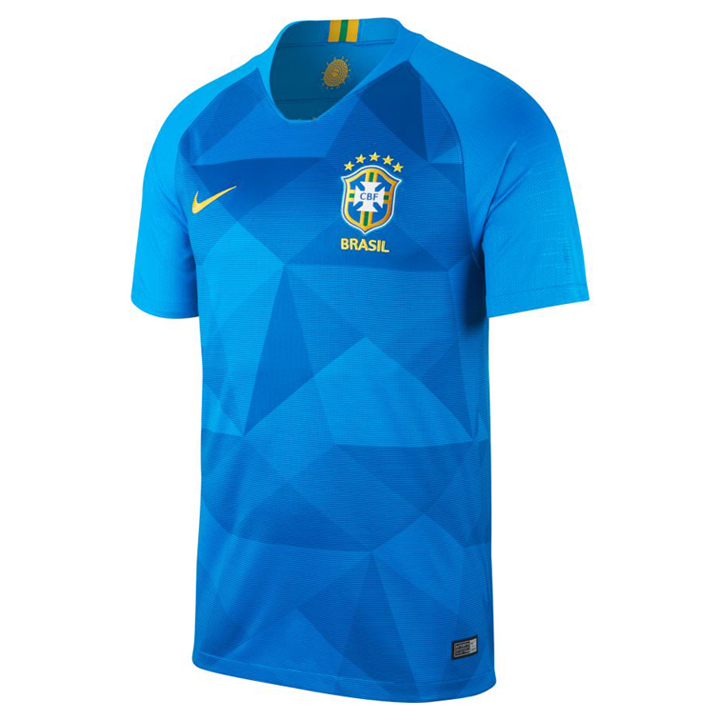 Nike Youth Brazil World Cup 2018 Soccer Jersey (Away) @ SoccerEvolution
