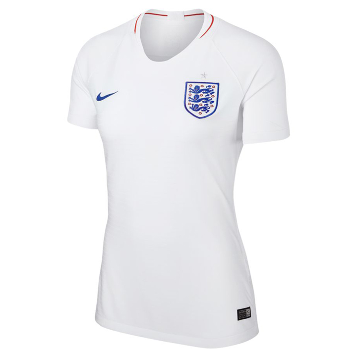 Nike Womens England Soccer Jersey (Home 18/19) @ SoccerEvolution