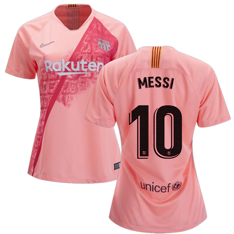 Nike Womens Barcelona Lionel Messi #10 