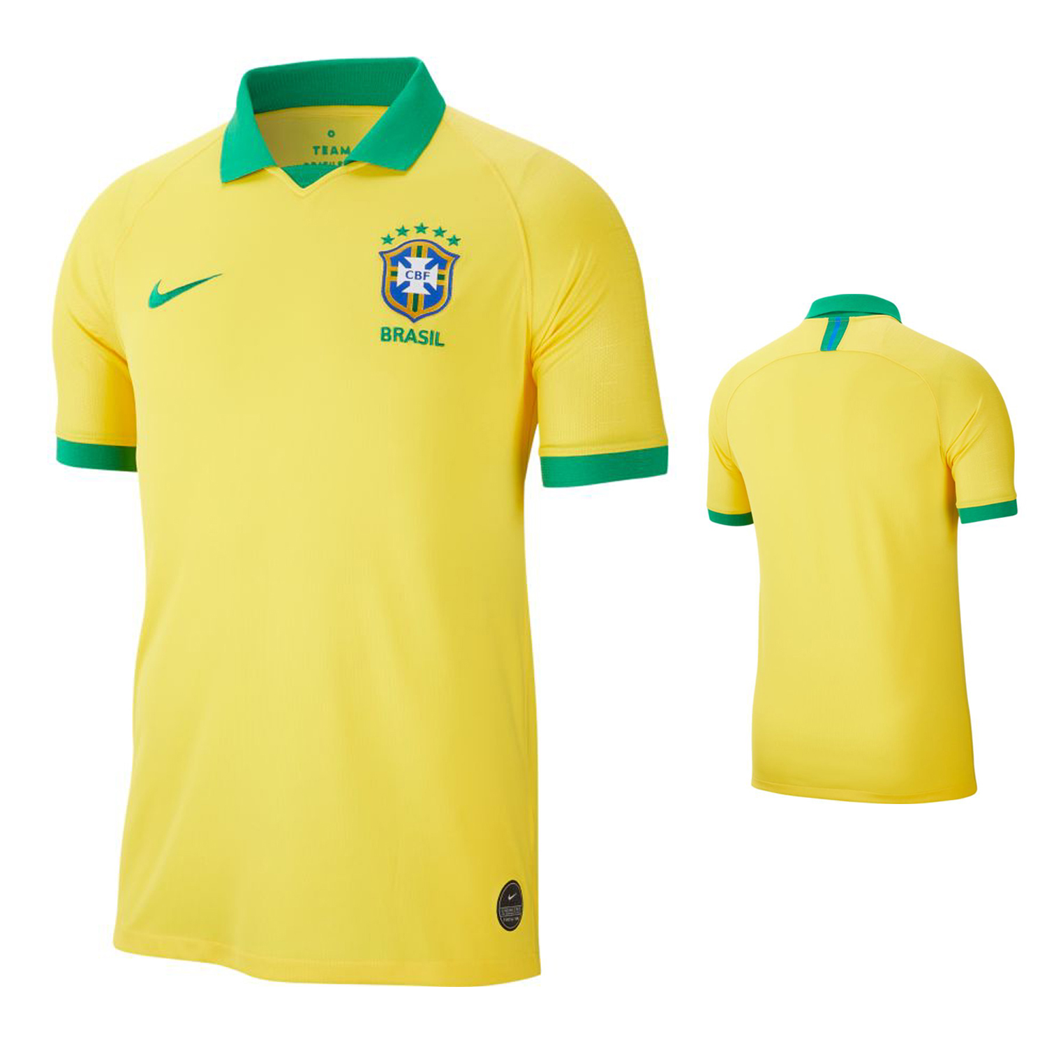 Nike Brazil Soccer Jersey (Home 19/20) @ SoccerEvolution