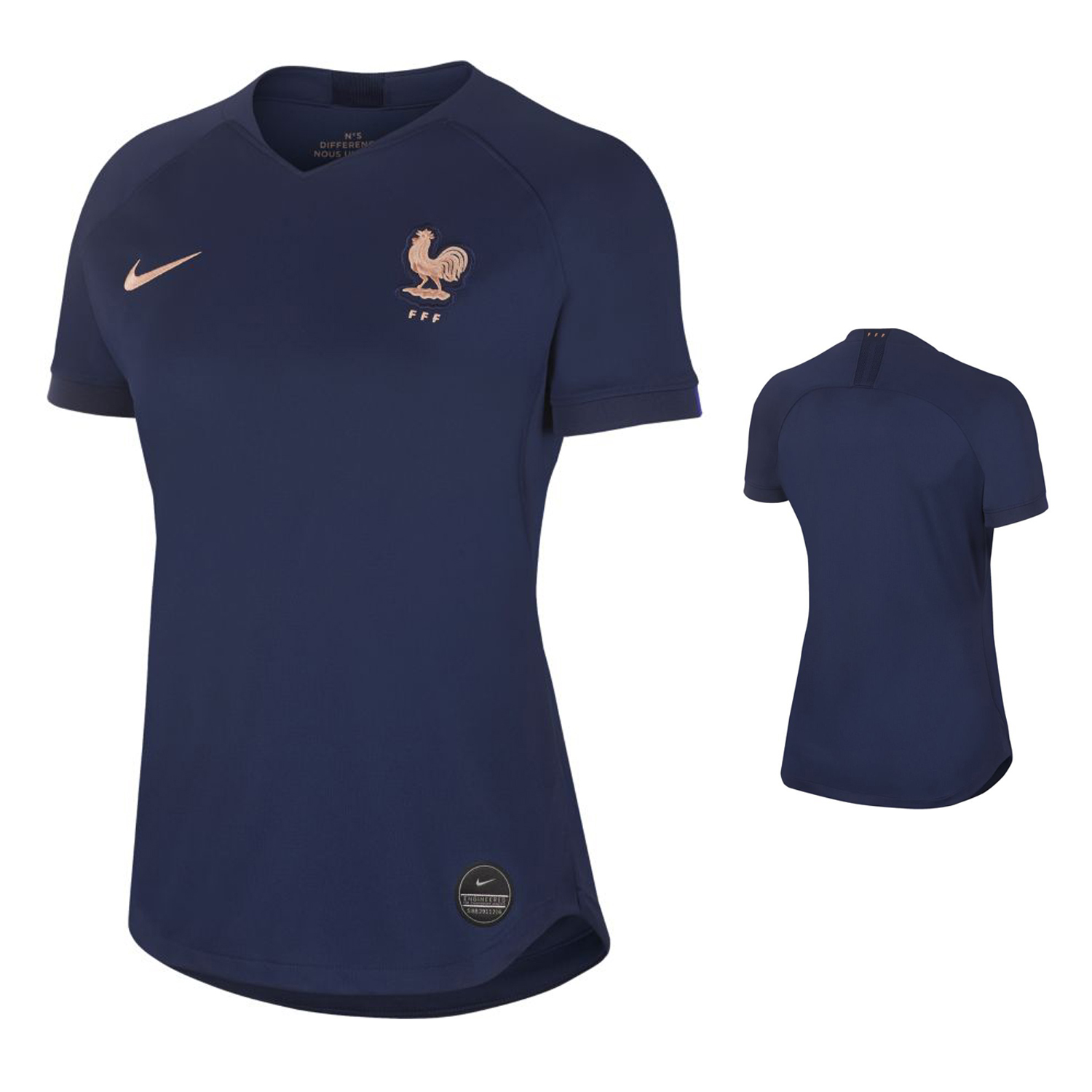 Nike Womens France Soccer Jersey (Home 19/20) @ SoccerEvolution