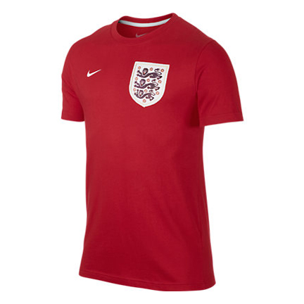 Nike England World Cup 2014 Core Soccer Tee (Red) @ SoccerEvolution