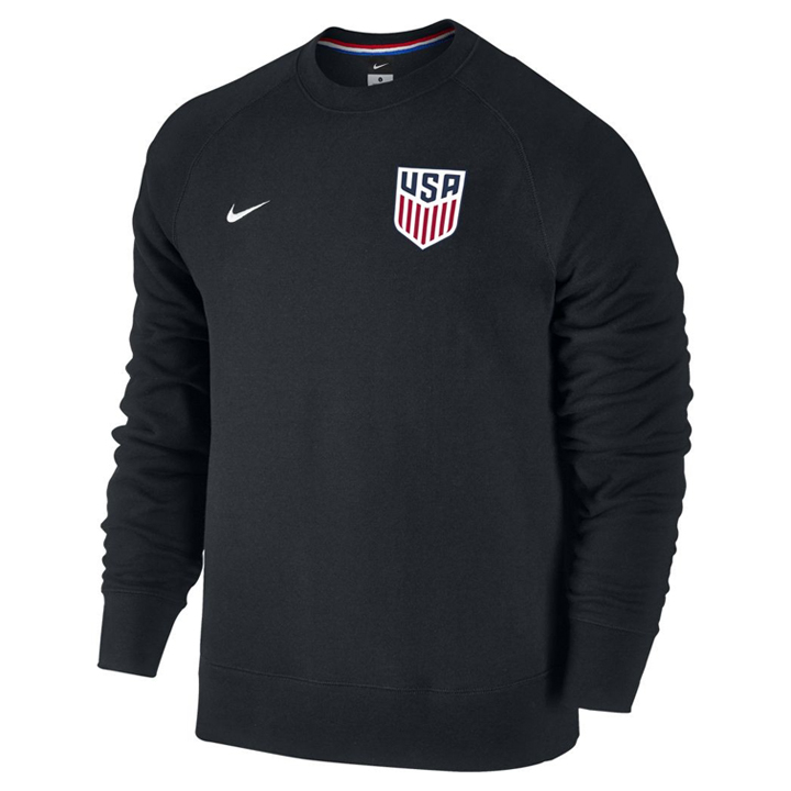 Nike USA AW77 Soccer Sweatshirt (Black 16/17) @ SoccerEvolution