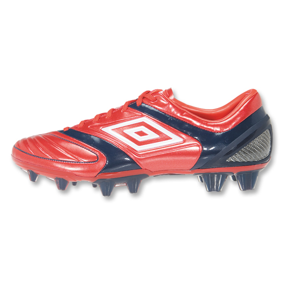 Umbro Stealth Pro A HG Soccer Shoes (Red) @ SoccerEvolution