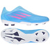 adidas  X  Speedflow.3 Laceless LL FG Soccer Shoes (Sky Rush/Pink)