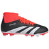 adidas Youth  Predator  24 Club Hi FG Shoes (Black/White/Red)
