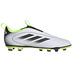 adidas Youth  Goletto IX Laceless FG Soccer Shoes (White/Black/Lemon)