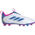 adidas Youth  Goletto IX Laceless FG Shoes (White/Blue/Pink)