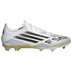 adidas F50 League FG Soccer Shoes (White/Black/Gold Metallic)