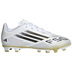 adidas Youth  F50 Club FG Soccer Shoes (White/Black/Gold Metallic)