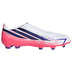 adidas  F50  Hyperfast League Laceless FG Shoes (White/Solar/Turbo)