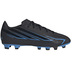 adidas Youth F50 Hyperfast Club FG Shoes (Black/Lucid Blue)