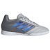 adidas Youth  Super Sala 2 Indoor Soccer Shoes (Grey/Blue Burst)
