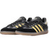 adidas Youth  Samba Lionel Messi Indoor Soccer Shoes (Black/Gold)