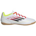 adidas  F50 Club Indoor Soccer Shoes (White/Solar Yellow)