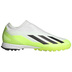 adidas  X CrazyFast.3 Laceless Turf Soccer Shoes (White/Lemon)