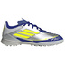 adidas Youth  F50 League Messi Turf Soccer Shoes (Silver/Yellow/Blue)