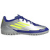 adidas  Messi F50 Club Turf Soccer Shoes (Silver/Yellow/Blue)