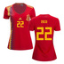 adidas Womens Spain Isco #22 Jersey (Home 18/19)