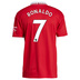 adidas Youth  Manchester United  Ronaldo #7 Jersey (Home 22/23)