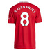 adidas Youth  Manchester United  Fernandes #8 Jersey (Home 22/23)