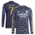 adidas   Real Madrid  Vinicius Jr. #7 LS Soccer Jersey (Away 23/24)