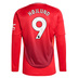 adidas  Manchester United Hojlund #9 Long Sleeve Jersey (Home 24/25)