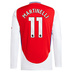 adidas  Arsenal Martinelli #11 Long Sleeve Jersey (Home 24/25)