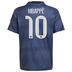 adidas Youth Real Madrid Mbappe #10 Soccer Jersey (Away 25/26)