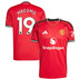 adidas Youth Manchester United Mbeumo #19 Jersey (Home 25/26)
