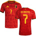 adidas Youth  Belgium De Bruyne #7  Soccer Jersey (Home 26/27) - SALE: $114.95