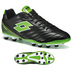 Lotto Stadio 300 FG Soccer Shoes (Black/Mint)
