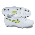 Nike Youth Tiempo Natural III FG Soccer Shoes (White/Volt)